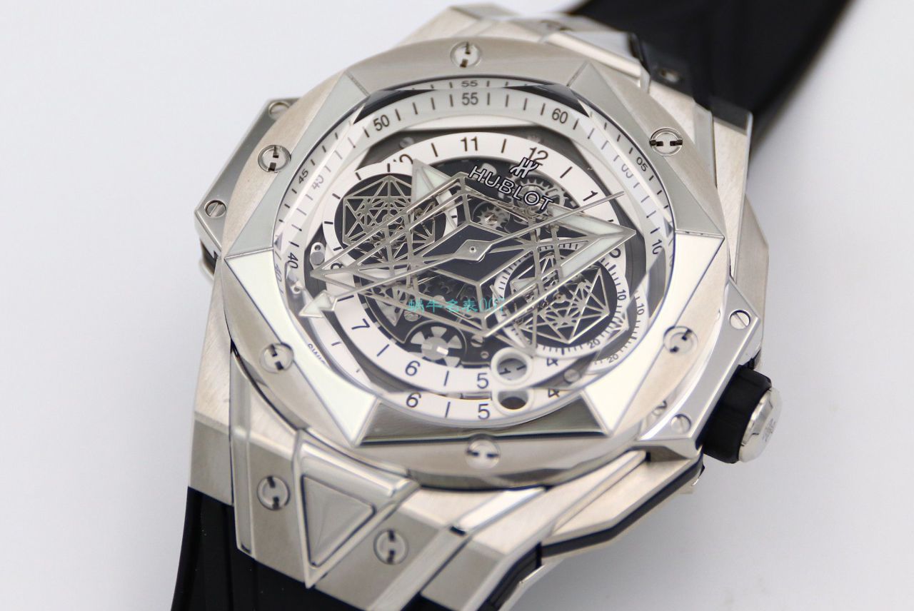 HB Factory  High quality  Replica Watches  hublot Big Bang Sang Bleu II 刺青二代418.OX.2001.RX.1604.MXM20 wrist watches  / YB117