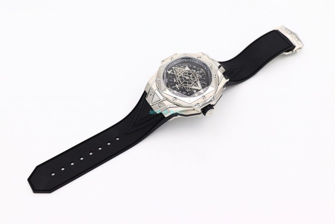 HB Factory  High quality  Replica Watches  hublot Big Bang Sang Bleu II 刺青二代418.OX.2001.RX.1604.MXM20 wrist watches  / YB117