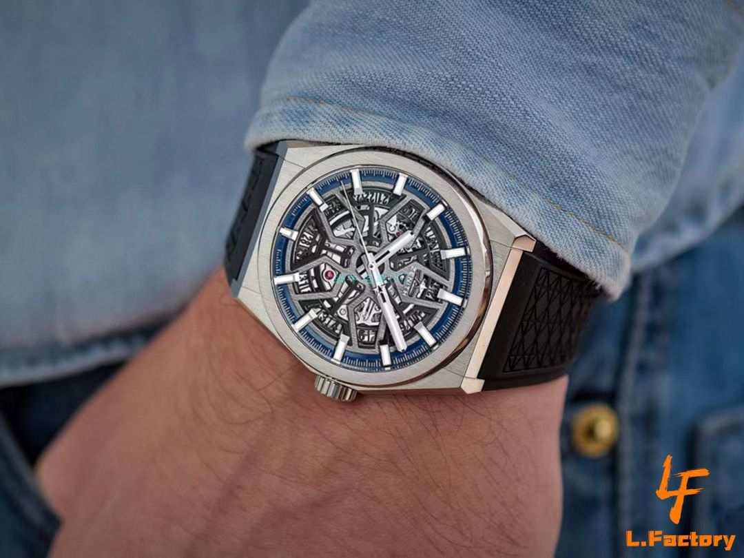 LF Factory 真力时DEFY系列 Perfect  top  Replica Copy  Watches 95.9000.670/78.R584 wrist watches  / DT078
