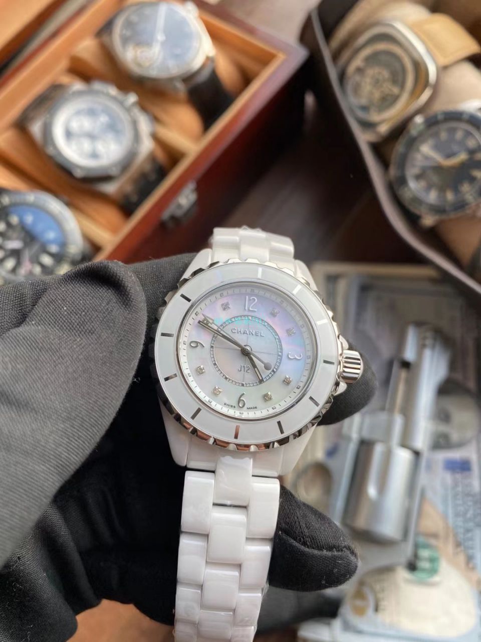 KOR最高版本香奈儿J12系列H2422 top  Replica Copy 女士 wrist watches  / XB068