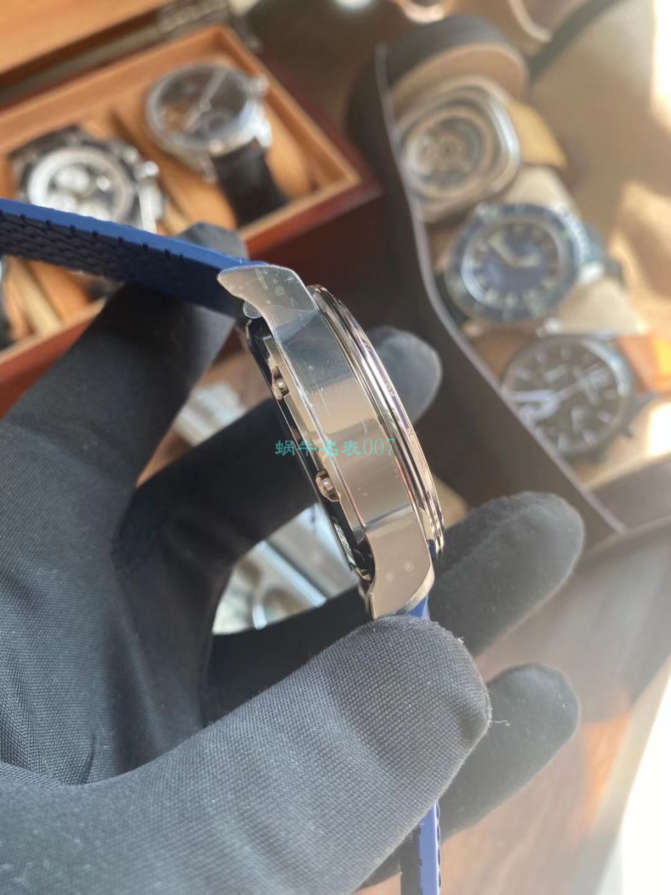 V7 Factory  Chopard MILLE MIGLIA GTS AZZURRO  top  Replica Copy 168571-3007蓝色古董赛车主题 wrist watches  / XB080