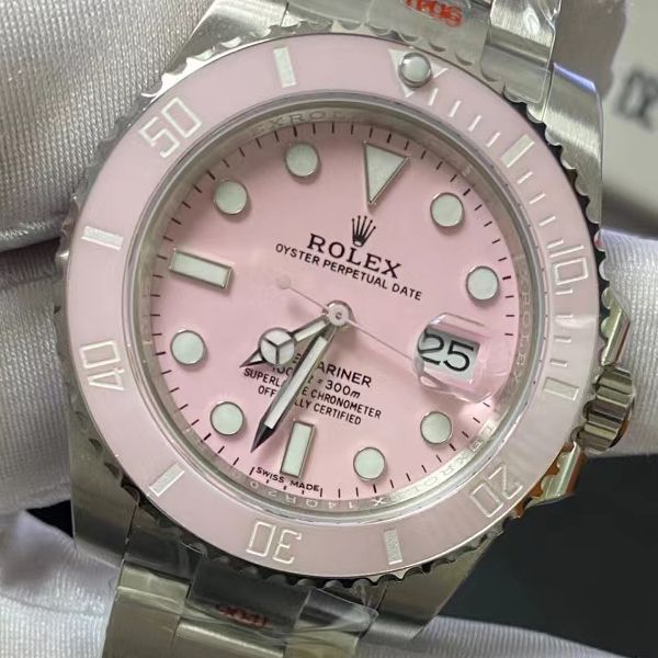 GM Factory 更新V2版本 Rolex 粉水鬼1比1 Replica 女士 Watches 