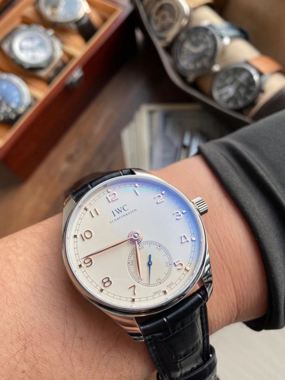 YL Factory  IWC 表葡萄牙小三针系列IW358303 High quality  Knockoff 1比1 Watches  / WG611