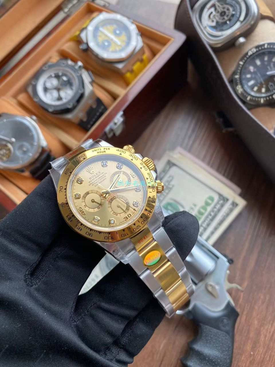 【 Video analysis 】N Factory  Rolex 超级4130 Ditongna 钻钉m116508-0006、m116503-0008 wrist watches  / R728