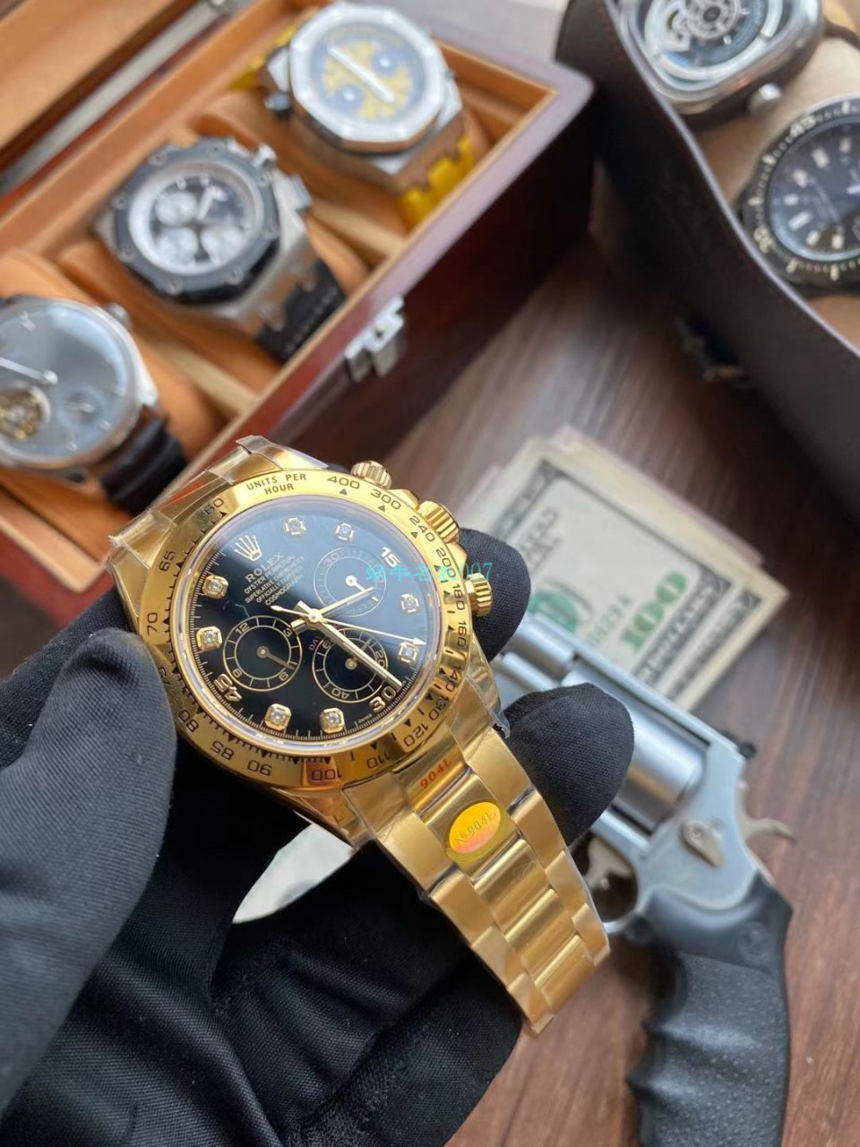  Video analysis N Factory  Rolex 超级4130 Ditongna 全金钻面 High quality  Replica Watches m116508-0008 wrist watches  / R729