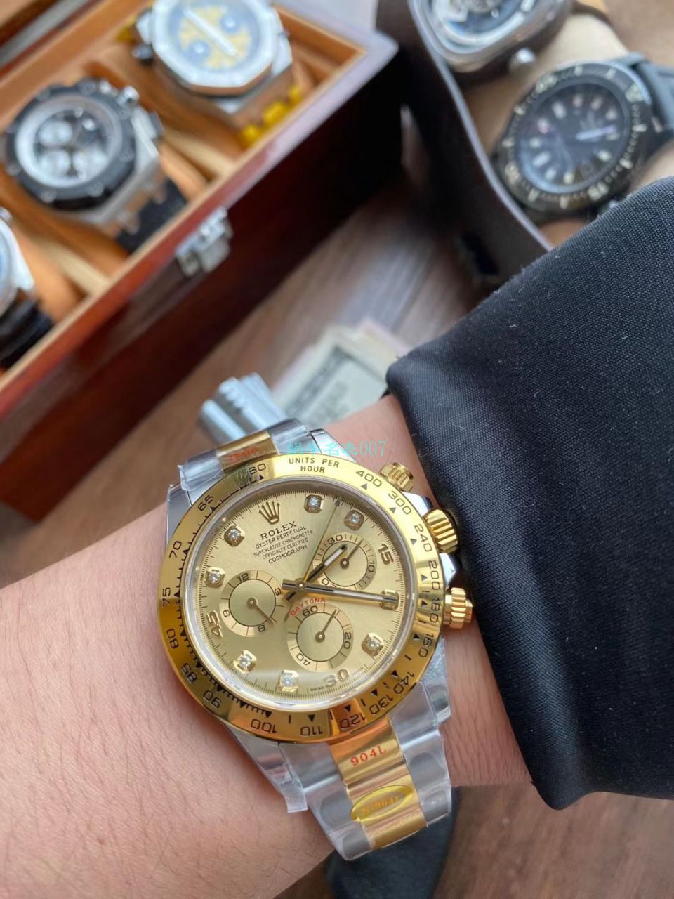  Video analysis N Factory  Rolex 超级4130 Ditongna 全金钻面 High quality  Replica Watches m116508-0008 wrist watches  / R729