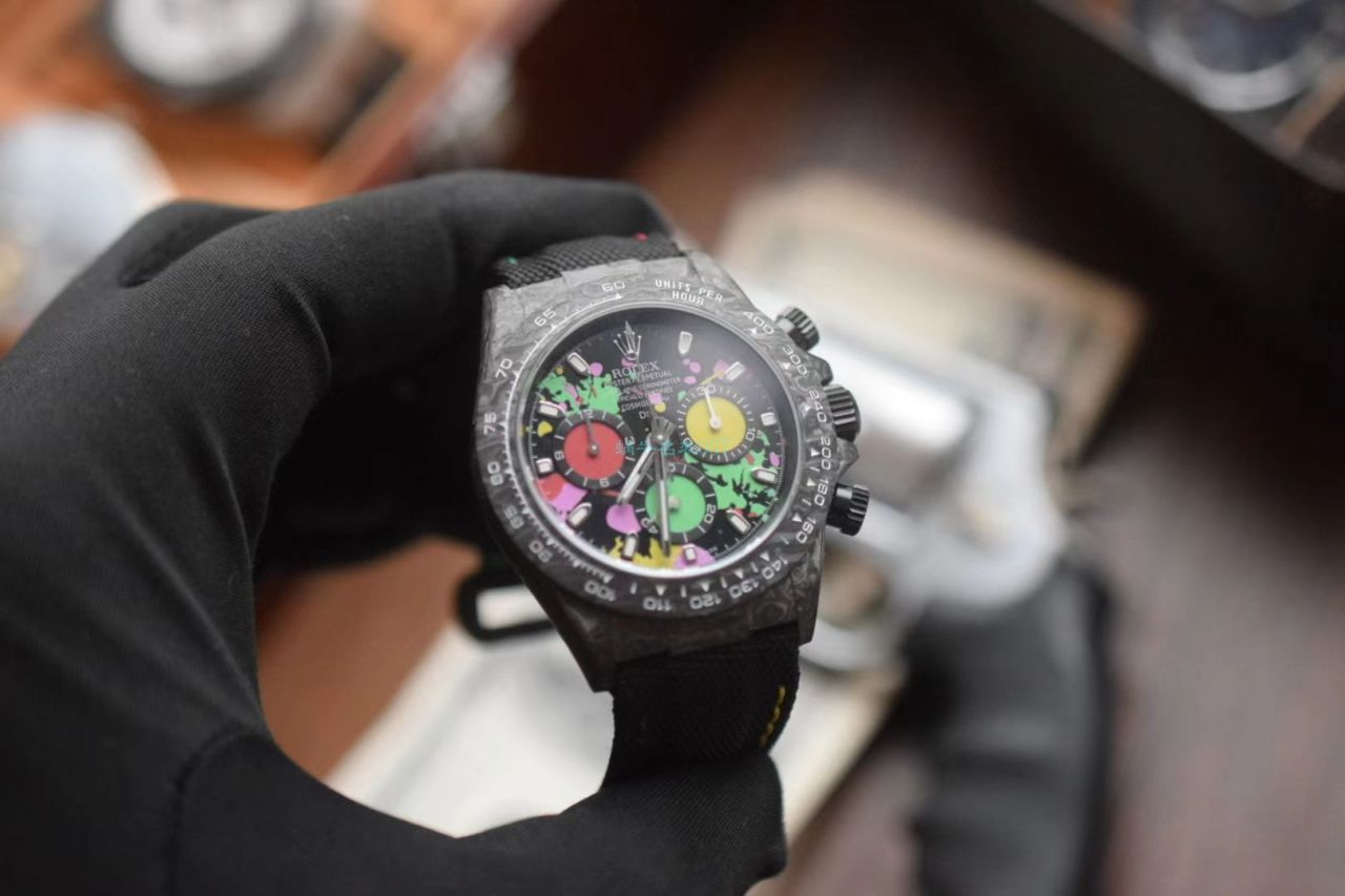 Video analysis N Factory 4130超级 carbon fiber  Ditongna DIW团队 copy customized  Rolex  Ditongna  wrist watches  / R726