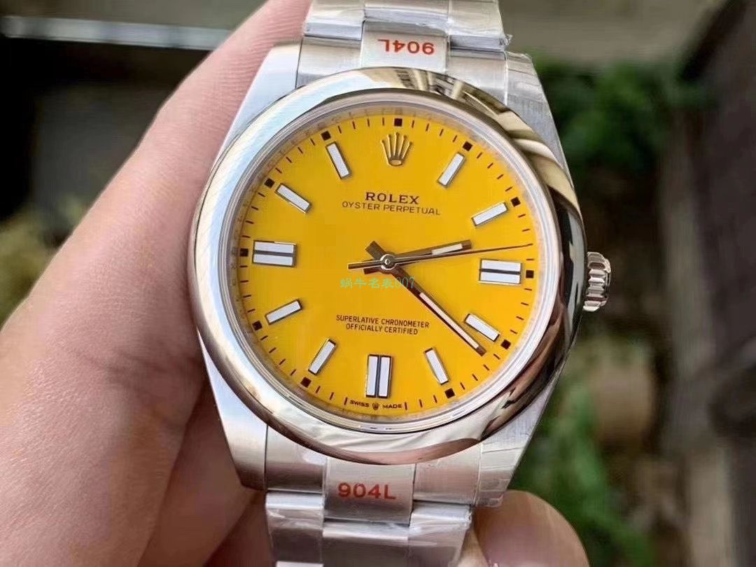【 Video analysis 】EW Factory  Rolex  oyster perpetual 动41蒂芙尼蓝m124300-0006 High quality  Replica Watches  / R722