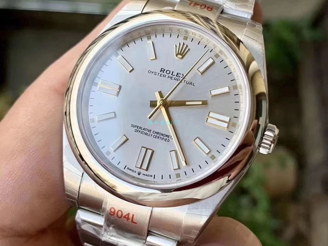 【 Video analysis 】EW Factory  Rolex  oyster perpetual 动41蒂芙尼蓝m124300-0006 High quality  Replica Watches  / R722