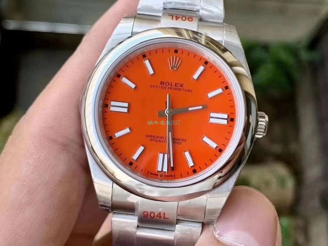 【 Video analysis 】EW Factory  Rolex  oyster perpetual 动41蒂芙尼蓝m124300-0006 High quality  Replica Watches  / R722
