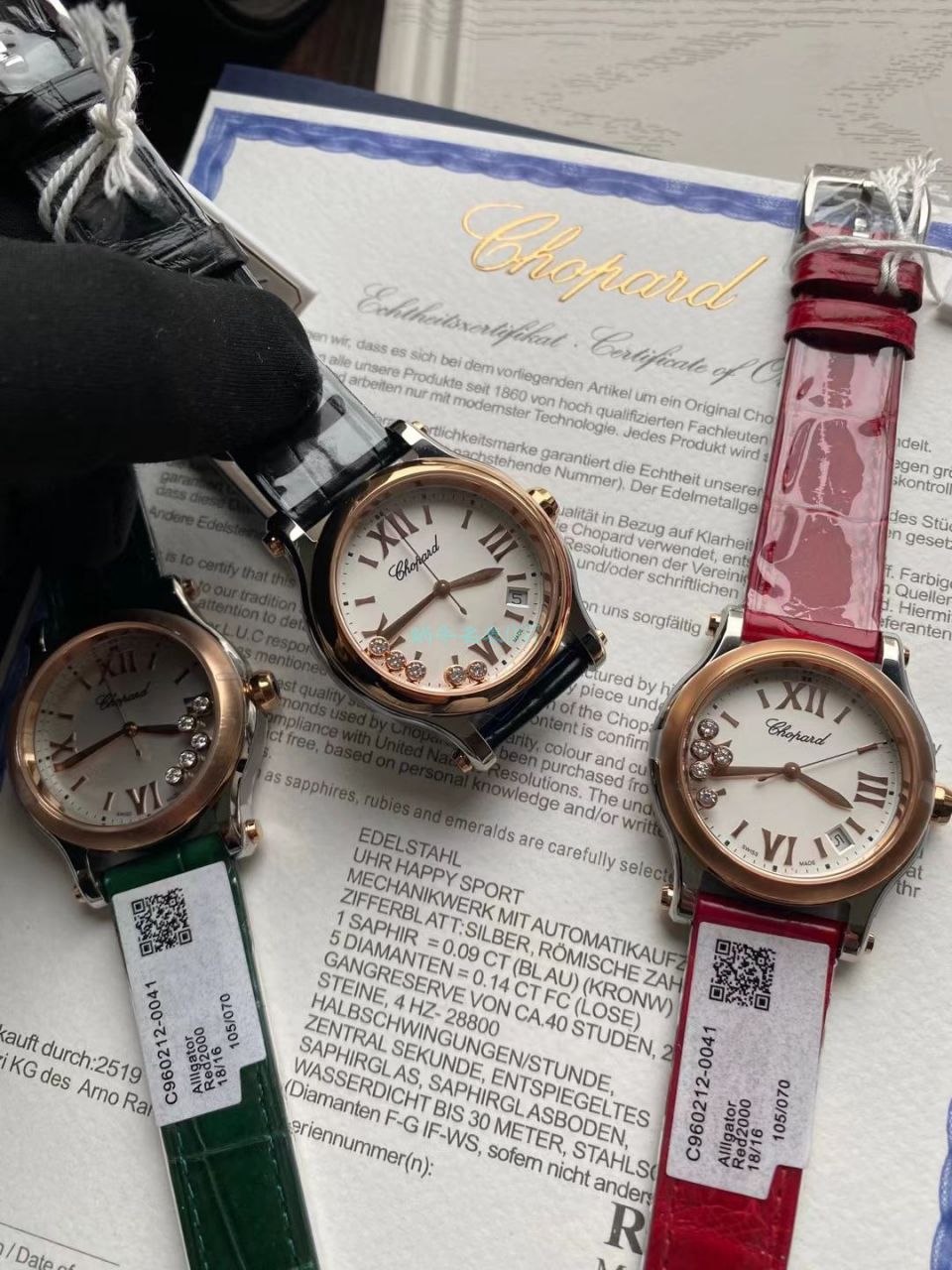 YF Factory  Chopard  top  Replica Copy haopy sprot精品女表女士36毫米石英 / XB081