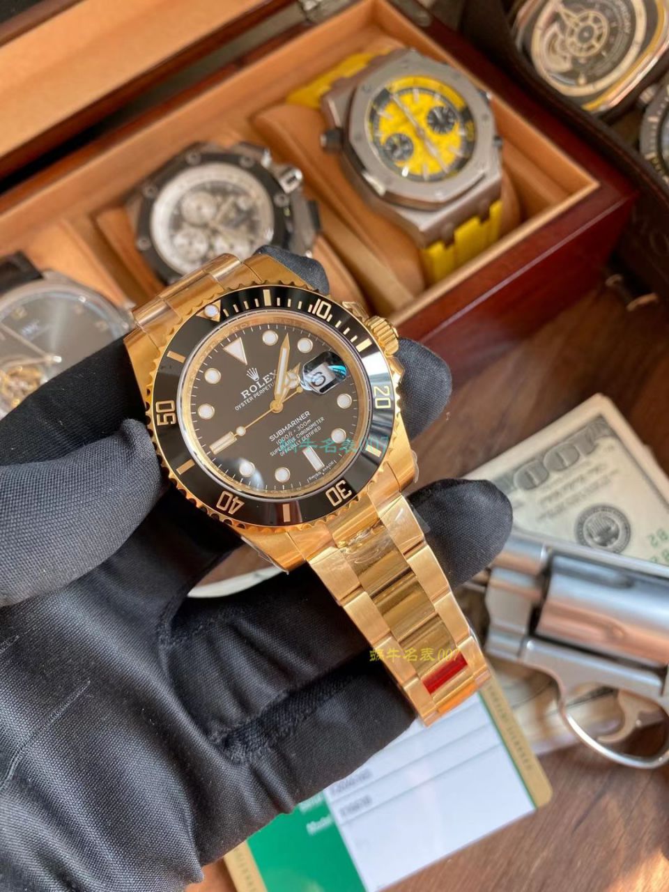 VS Factory  Rolex  Submariner  top  Replica Copy 全金蓝水鬼m116618lb-0003 wrist watches  / R737