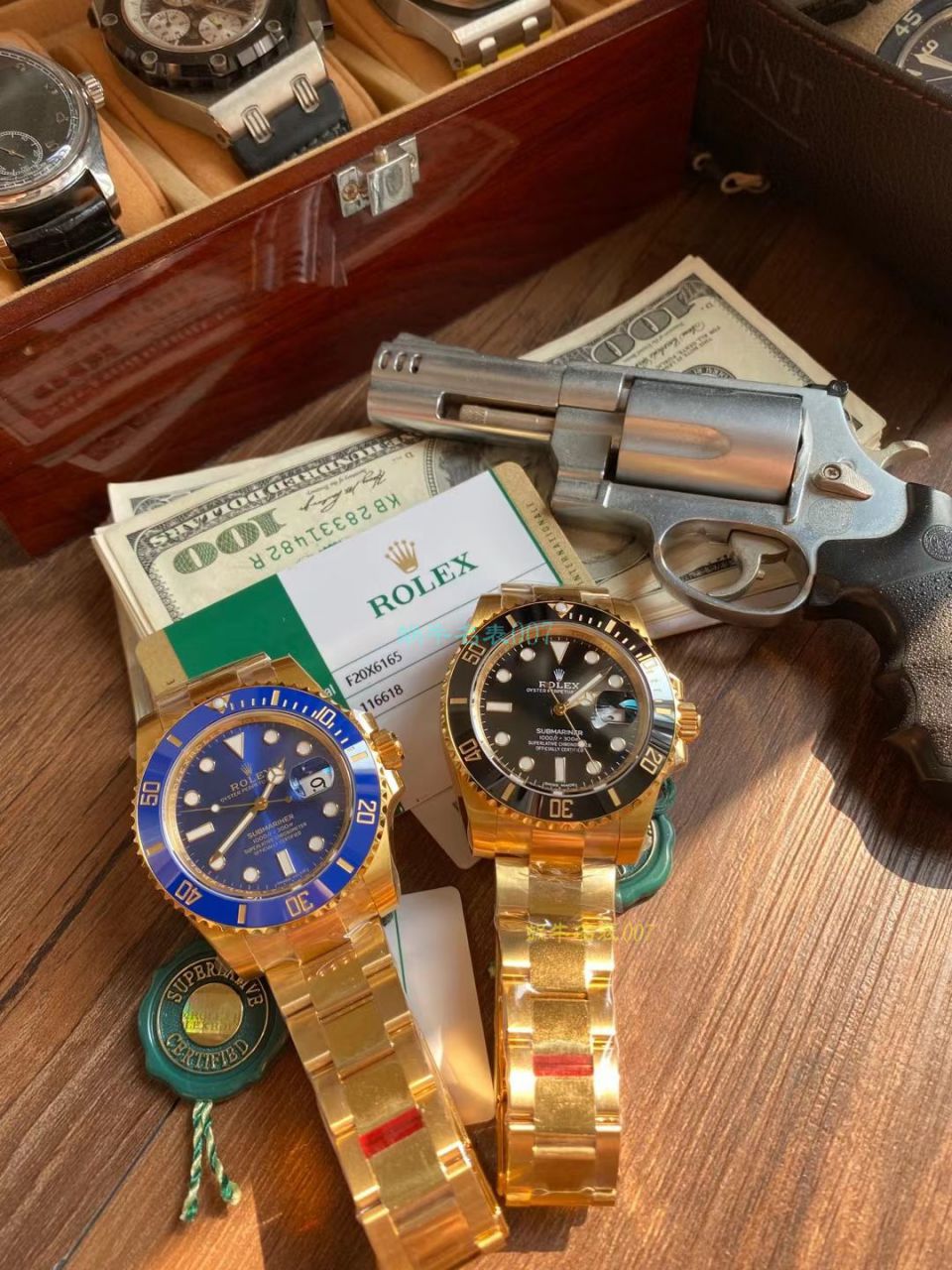 VS Factory  Rolex  Submariner  top  Replica Copy 全金蓝水鬼m116618lb-0003 wrist watches  / R737