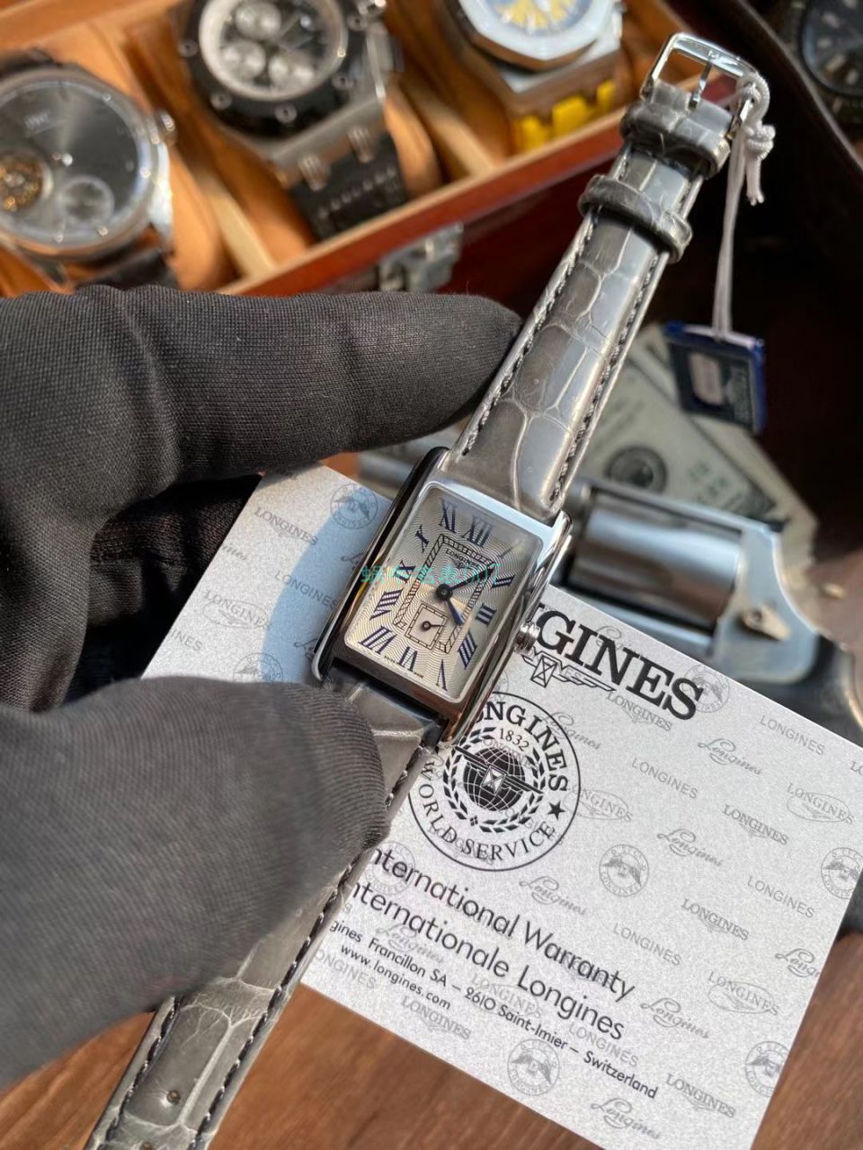 【渠道原单女表林志玲同款】 Longines 优雅DOLCEVITA黛绰维纳系列L5.255.4.71.5 wrist watches  / L121