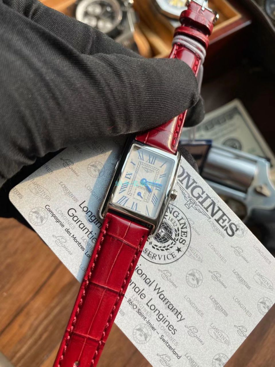 原单林志玲同款 Longines 优雅黛绰维纳女表L5.512.4.71.5 wrist watches  / L176