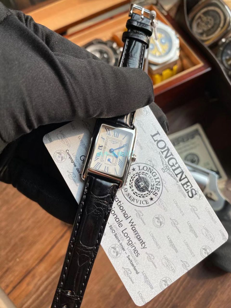 原单林志玲同款 Longines 优雅黛绰维纳女表L5.512.4.71.5 wrist watches  / L176