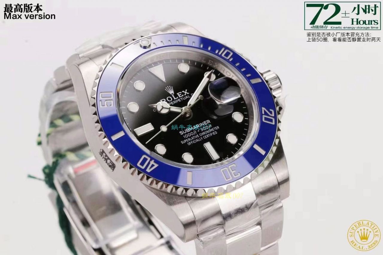VS Factory  Rolex  Submariner 蓝水鬼41毫米新款1比1 Replica Watches m126619lb-0003 wrist watches  / R739