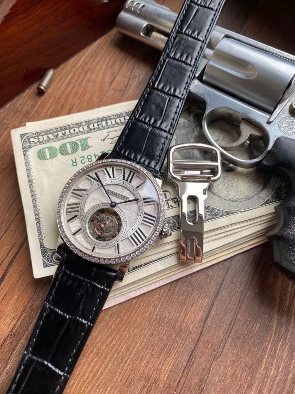 BBR Factory  Cartier  高级制表 Tourbillon 1比1 Replica Watches HPI00592，HPI00593 wrist watches  / K332