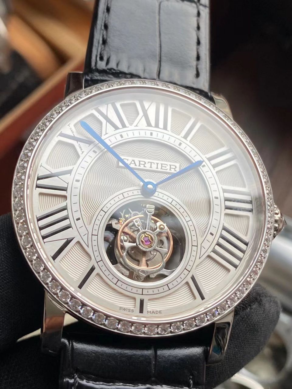 BBR Factory  Cartier  高级制表 Tourbillon 1比1 Replica Watches HPI00592，HPI00593 wrist watches  / K332