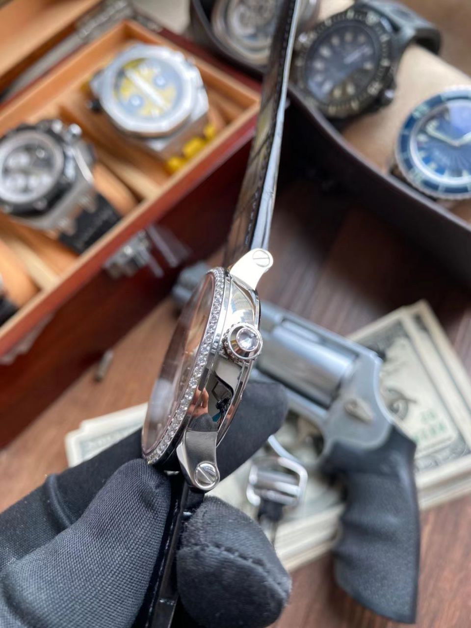 BBR Factory  Cartier  高级制表 Tourbillon 1比1 Replica Watches HPI00592，HPI00593 wrist watches  / K332