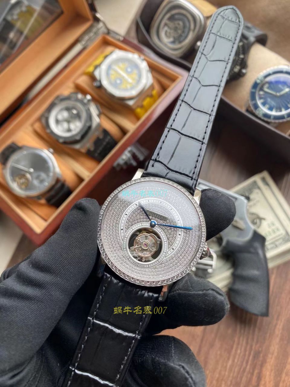 BBR Factory  Cartier  高级制表 Tourbillon 1比1 Replica Watches HPI00592，HPI00593 wrist watches  / K332