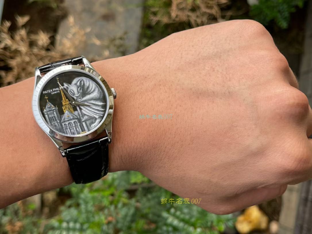 FL珐琅 Factory  PATEK PHILIPPE 5077P微绘珐琅系列 Replica Copy  wrist watches 「巴黎圣母院的石制怪兽」 / BD368