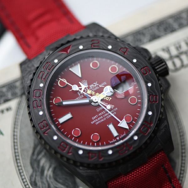  Video analysis  copy customized  Perfect  Replica Watches diw carbon fiber  Rolex  GMT MASTER 