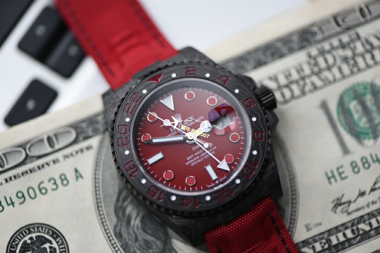  Video analysis  copy customized  Perfect  Replica Watches diw carbon fiber  Rolex  GMT MASTER  / R760