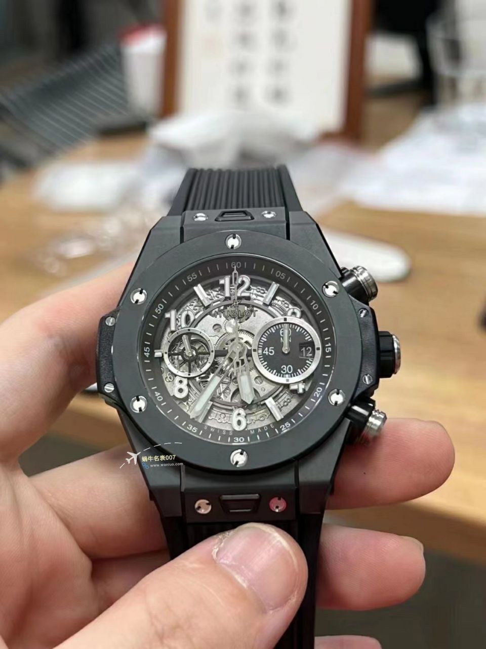  Video analysis ZF top  Replica Copy 彩色 Composite  hublot BIG BANG系列441.HX.1170.RX，441.CY.471Y.RX wrist watches  / YB121