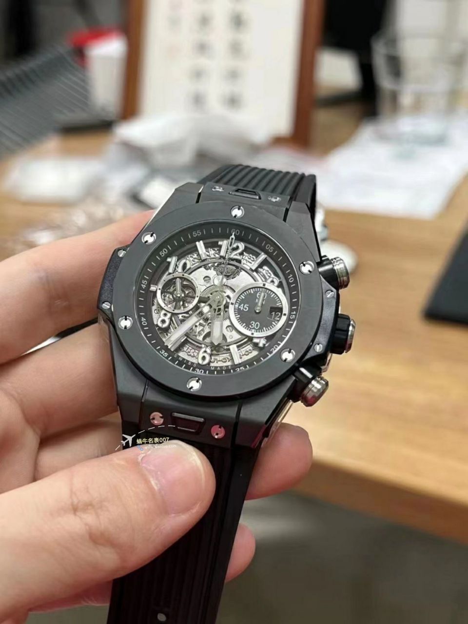  Video analysis ZF top  Replica Copy 彩色 Composite  hublot BIG BANG系列441.HX.1170.RX，441.CY.471Y.RX wrist watches  / YB121