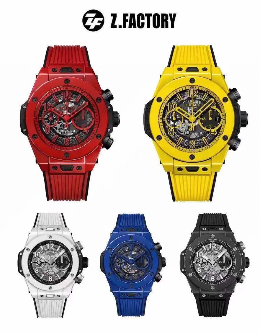  Video analysis ZF top  Replica Copy 彩色 Composite  hublot BIG BANG系列441.HX.1170.RX，441.CY.471Y.RX wrist watches  / YB121