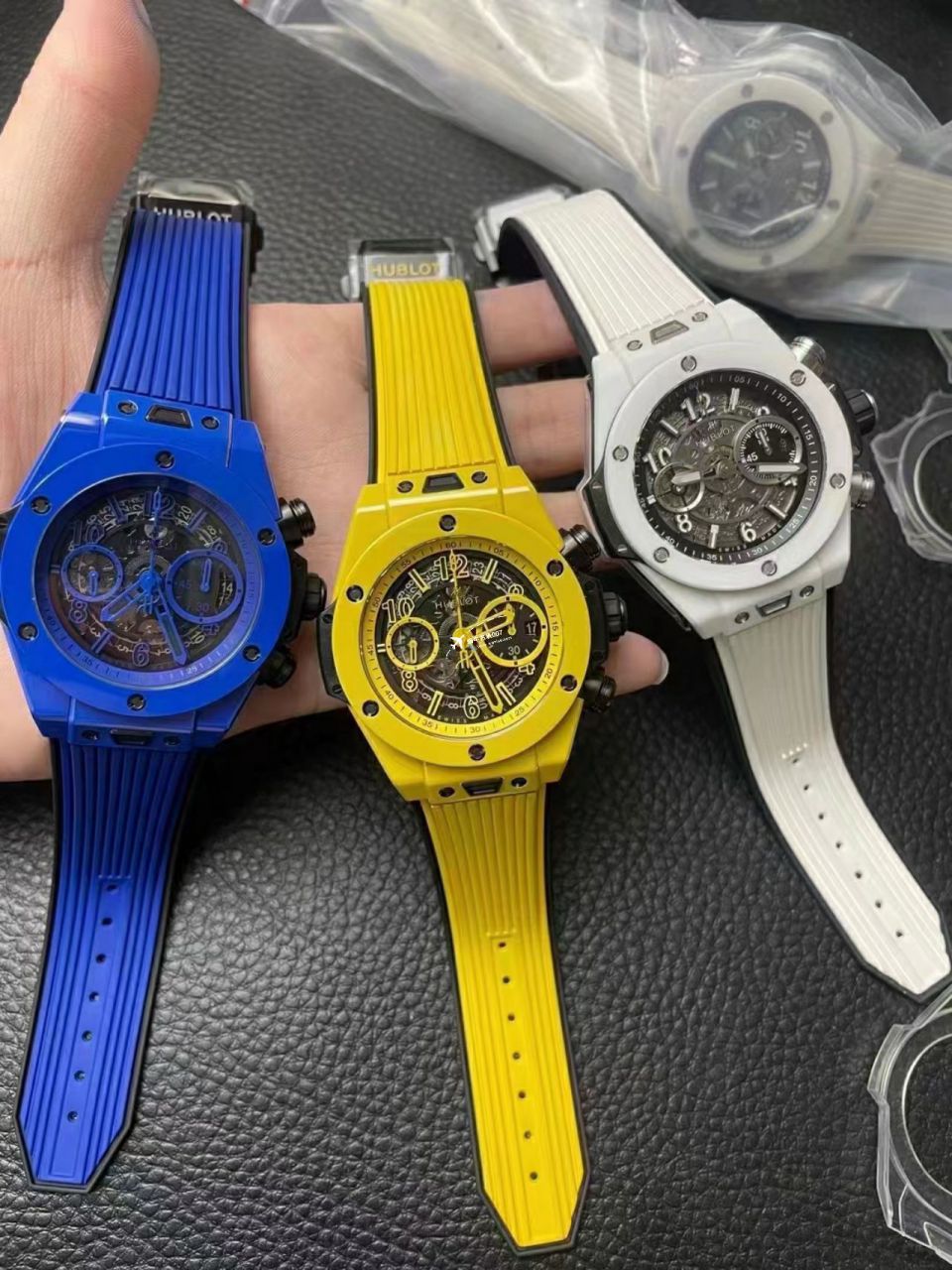  Video analysis ZF top  Replica Copy 彩色 Composite  hublot BIG BANG系列441.HX.1170.RX，441.CY.471Y.RX wrist watches  / YB121