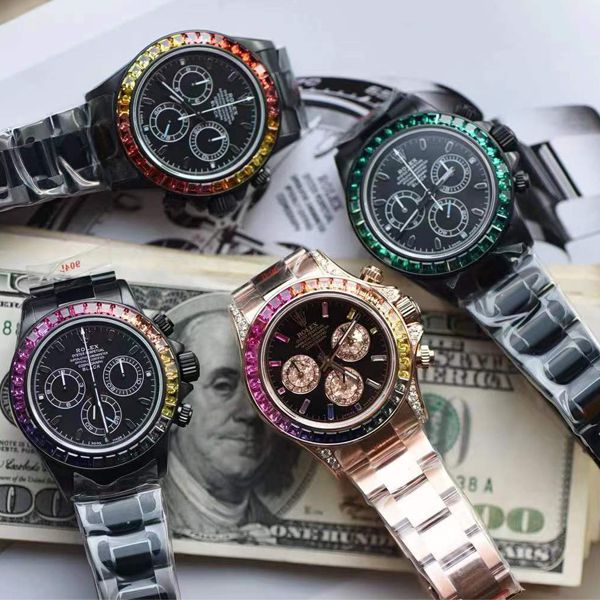 NOOB殿堂级玩物N Factory 4130 Movement  Rolex  Ditongna 改装而成的 top  Replica Copy blaken wrist watches 