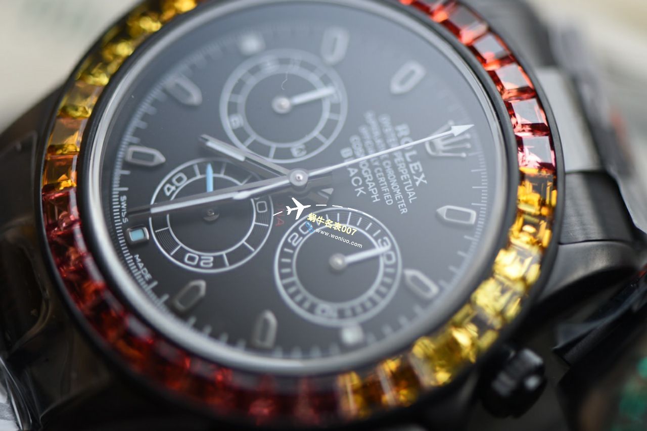 NOOB殿堂级玩物N Factory 4130 Movement  Rolex  Ditongna 改装而成的 top  Replica Copy blaken wrist watches  / R762