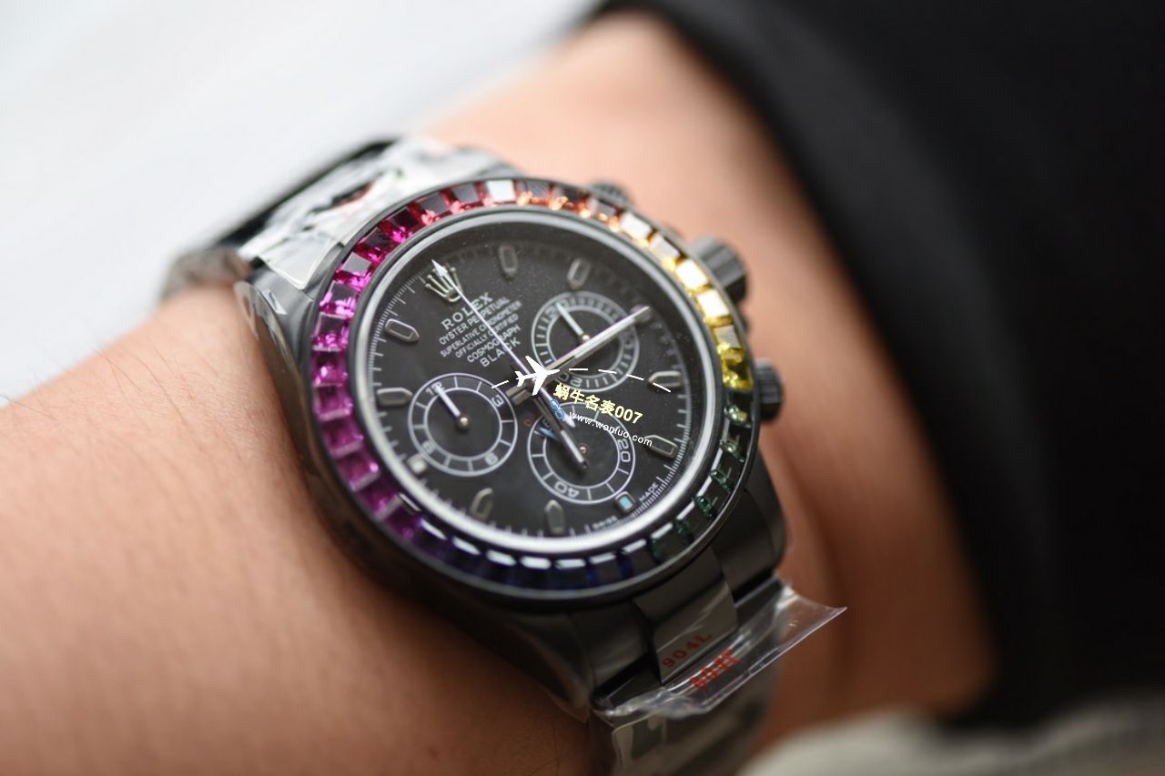 NOOB殿堂级玩物N Factory 4130 Movement  Rolex  Ditongna 改装而成的 top  Replica Copy blaken wrist watches  / R762