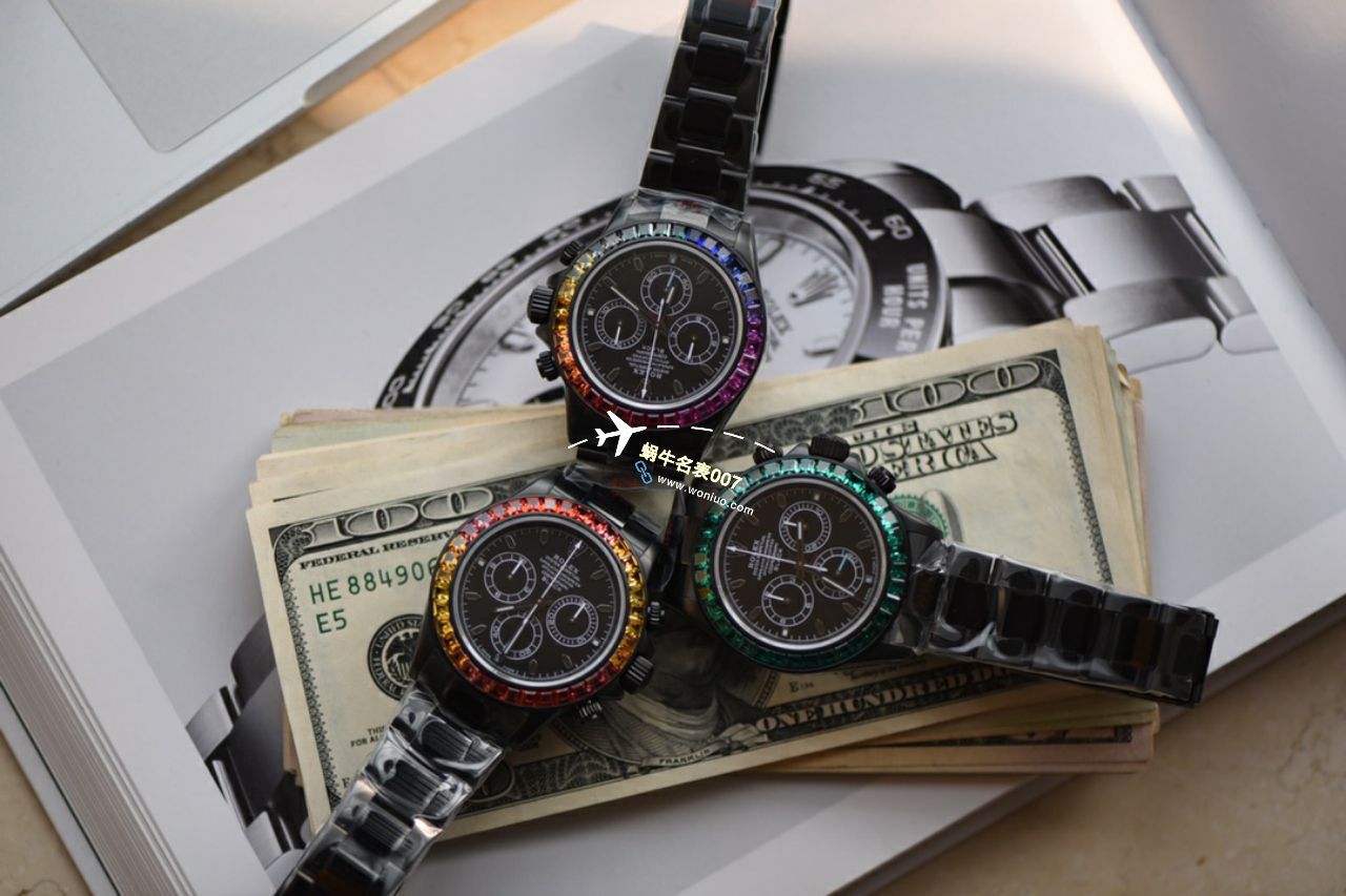 NOOB殿堂级玩物N Factory 4130 Movement  Rolex  Ditongna 改装而成的 top  Replica Copy blaken wrist watches  / R762