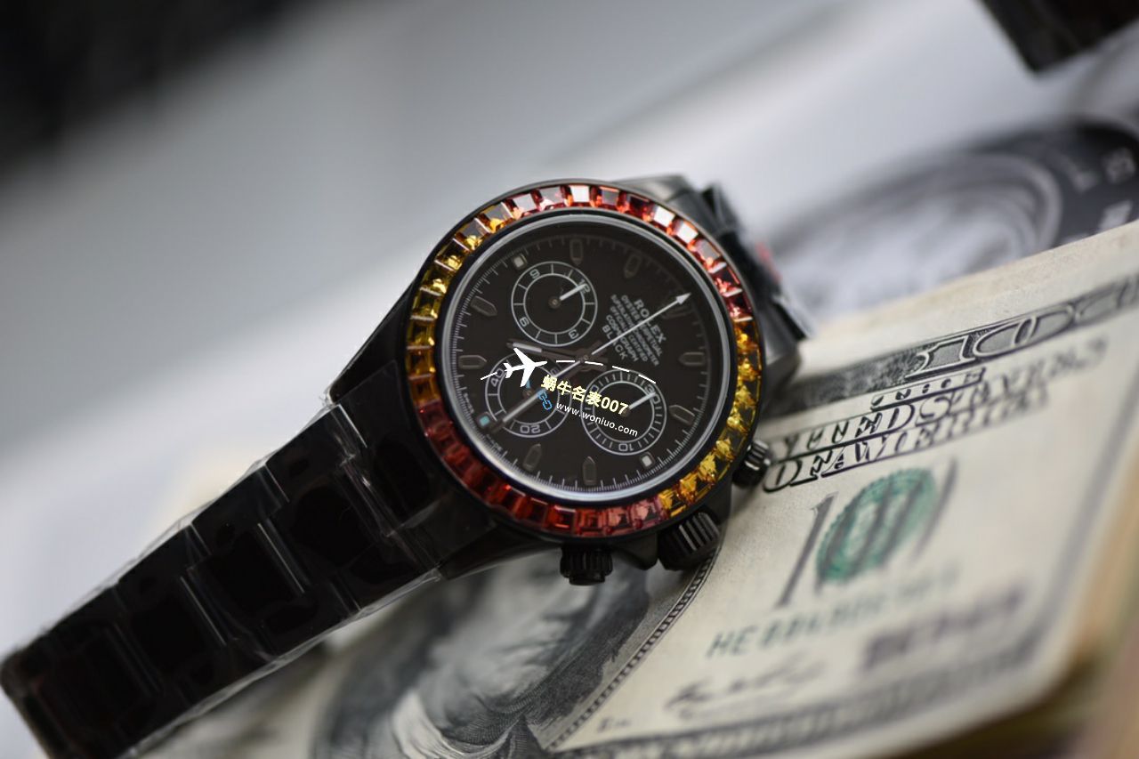 NOOB殿堂级玩物N Factory 4130 Movement  Rolex  Ditongna 改装而成的 top  Replica Copy blaken wrist watches  / R762