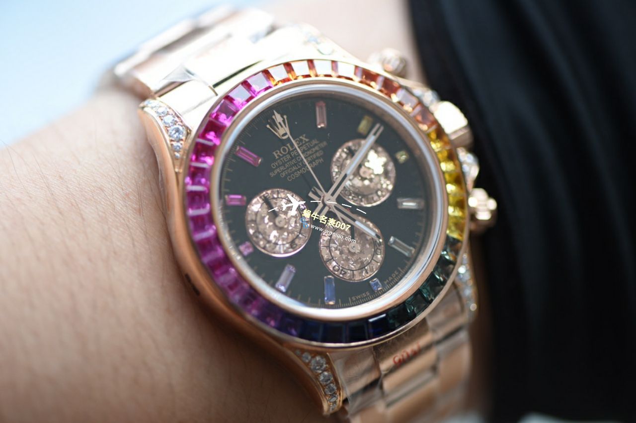 NOOB殿堂级玩物N Factory 4130 Movement  Rolex  Ditongna 改装而成的 top  Replica Copy blaken wrist watches  / R762