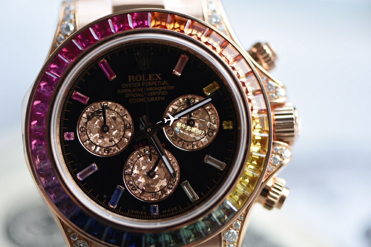 NOOB殿堂级玩物N Factory 4130 Movement  Rolex  Ditongna 改装而成的 top  Replica Copy blaken wrist watches  / R762