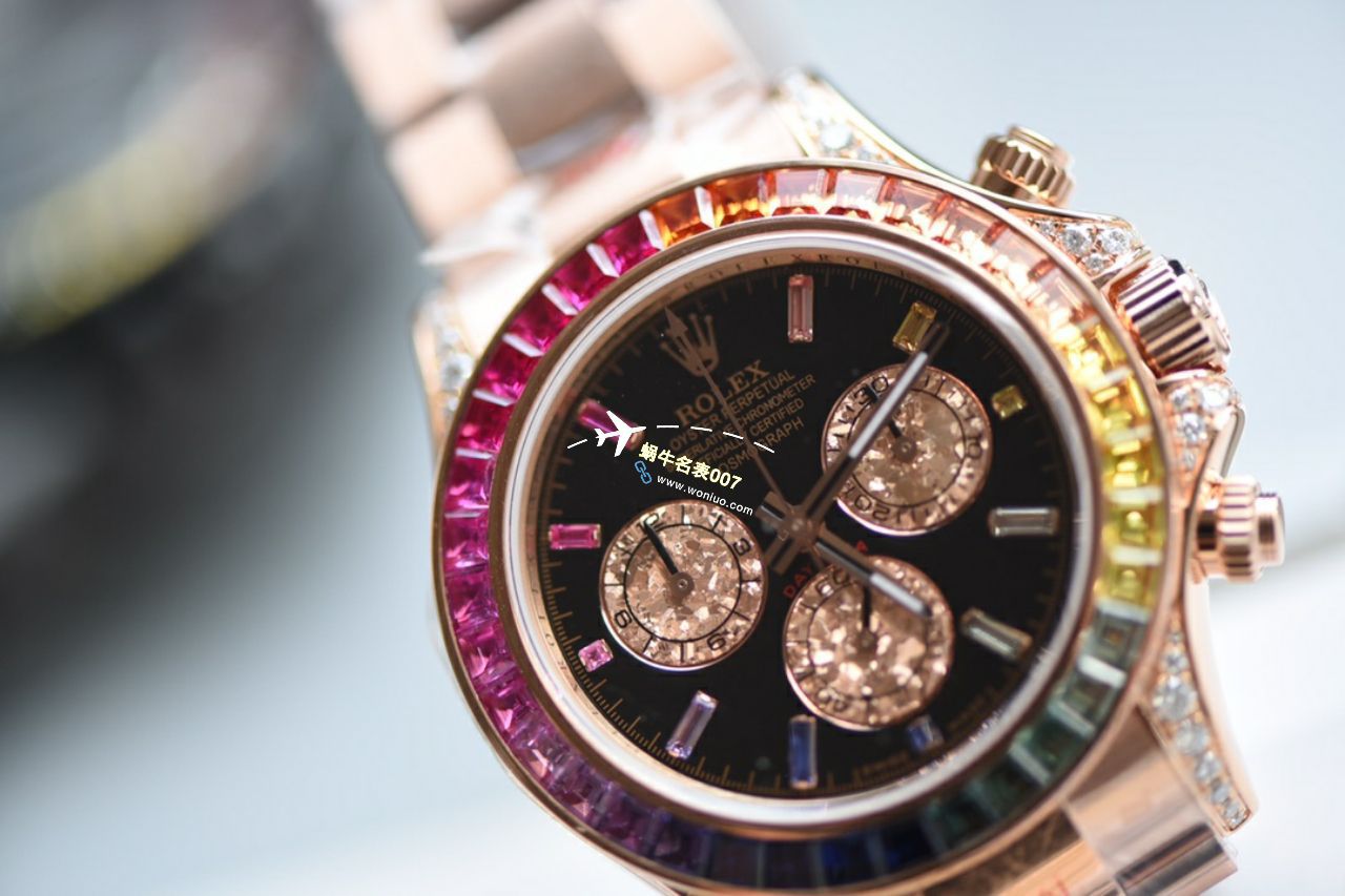 NOOB殿堂级玩物N Factory 4130 Movement  Rolex  Ditongna 改装而成的 top  Replica Copy blaken wrist watches  / R762