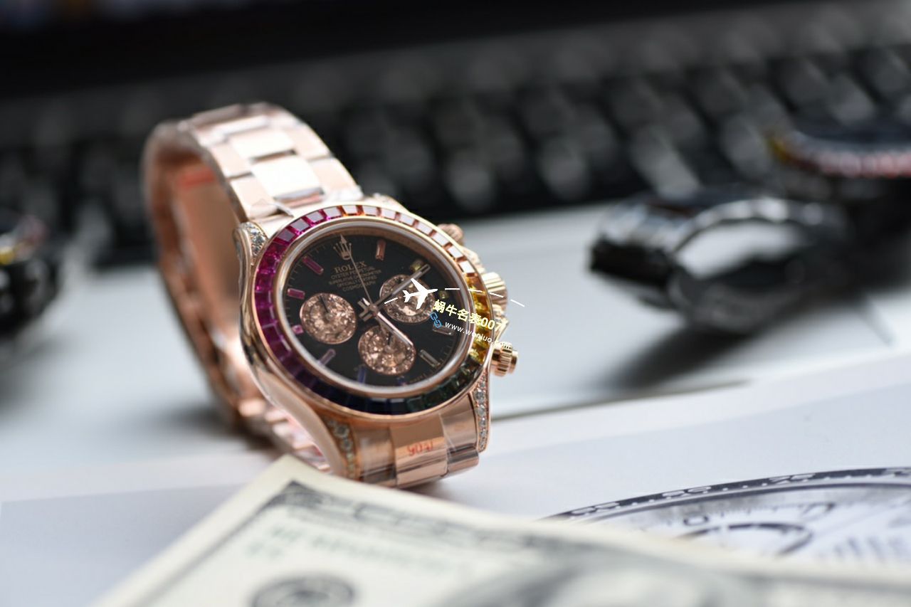 NOOB殿堂级玩物N Factory 4130 Movement  Rolex  Ditongna 改装而成的 top  Replica Copy blaken wrist watches  / R762