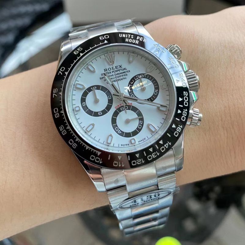  Video analysis clean Factory 4130 Movement  Rolex  Ditongna 熊猫迪m116500ln-0001等 top  Perfect  Replica Watches 