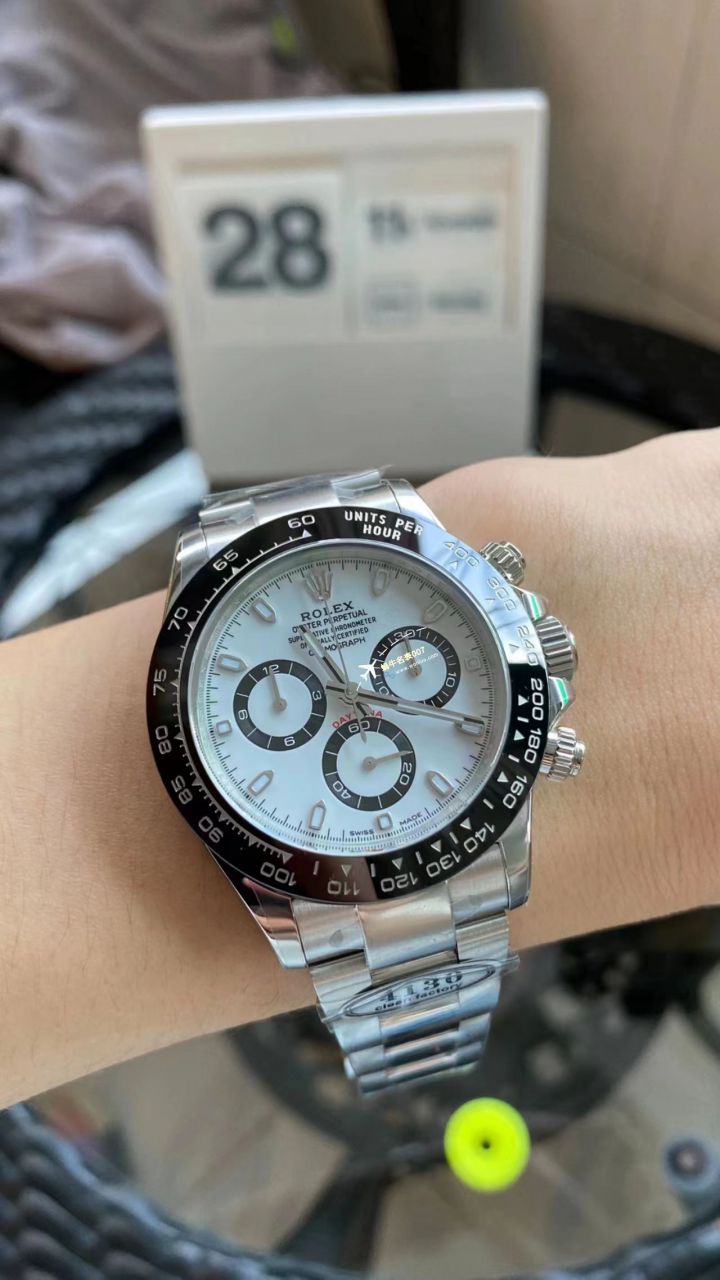  Video analysis clean Factory 4130 Movement  Rolex  Ditongna 熊猫迪m116500ln-0001等 top  Perfect  Replica Watches  / R763