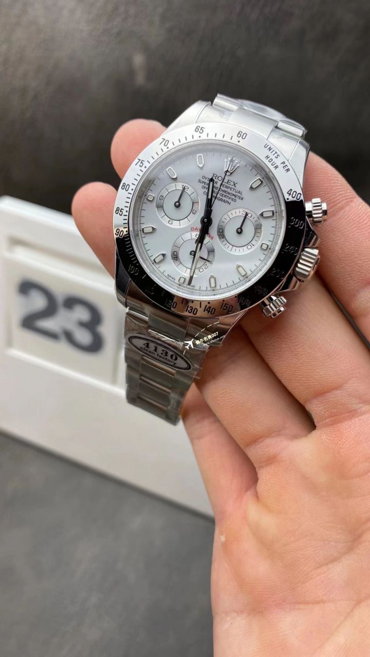  Video analysis clean Factory 4130 Movement  Rolex  Ditongna 熊猫迪m116500ln-0001等 top  Perfect  Replica Watches  / R763
