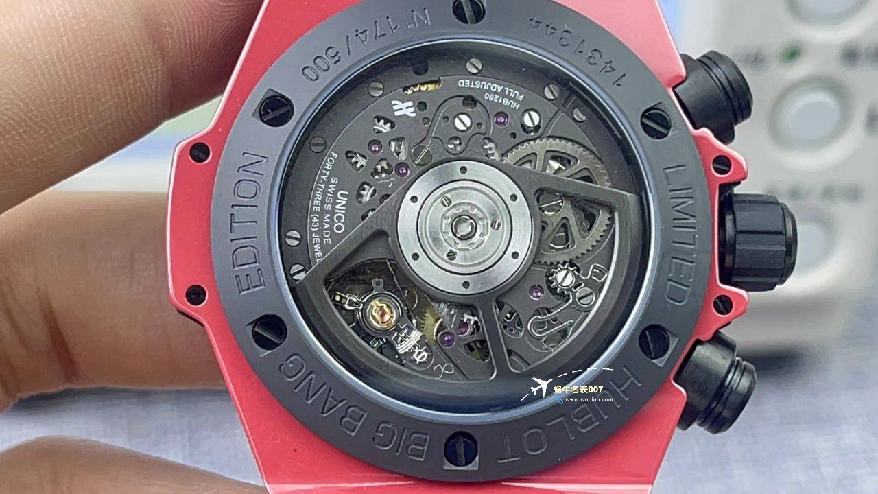  Video analysis ZF top  Replica Copy 彩色 Composite  hublot BIG BANG系列441.HX.1170.RX，441.CY.471Y.RX wrist watches  / YB121