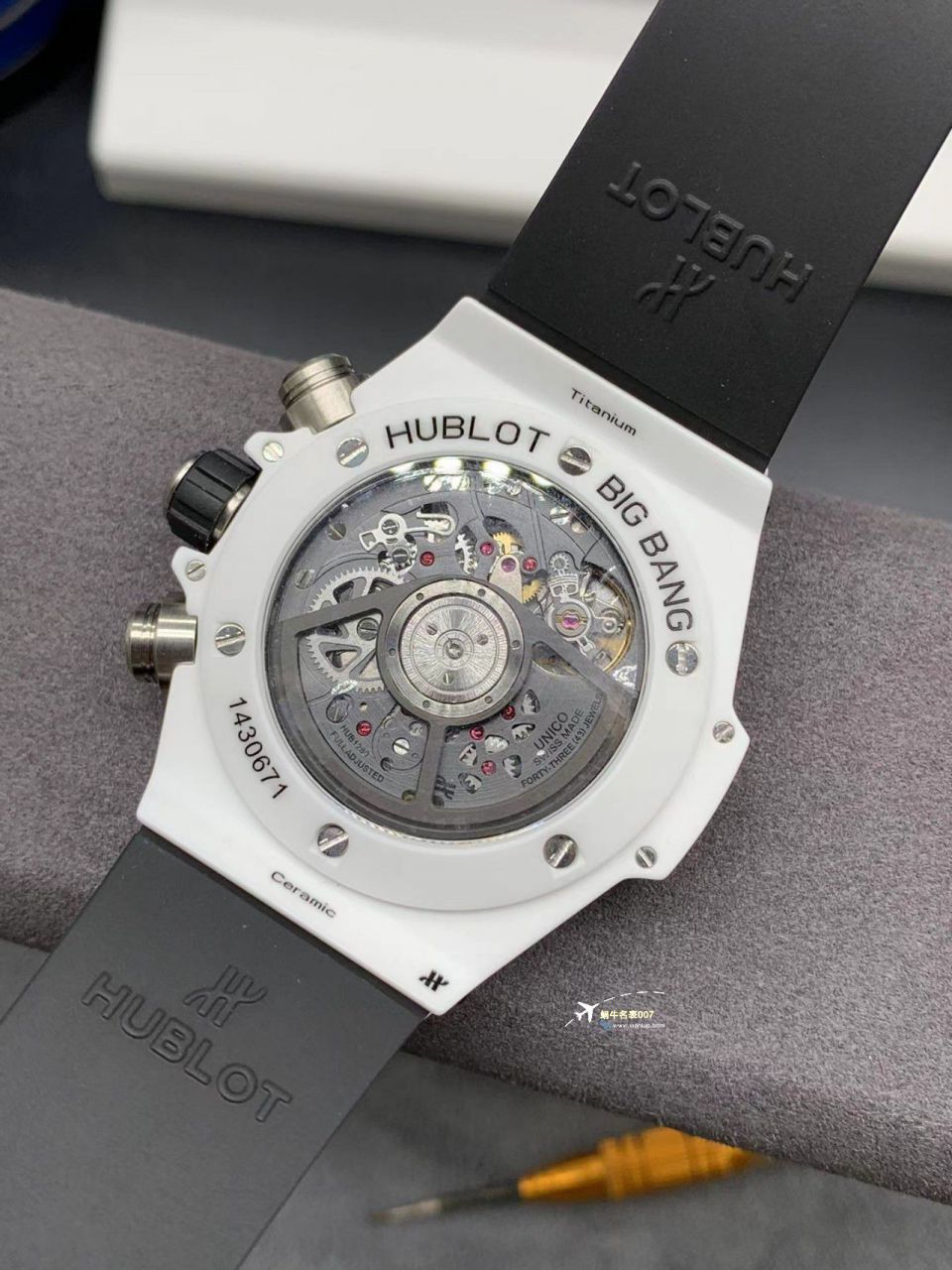  Video analysis ZF top  Replica Copy 彩色 Composite  hublot BIG BANG系列441.HX.1170.RX，441.CY.471Y.RX wrist watches  / YB121
