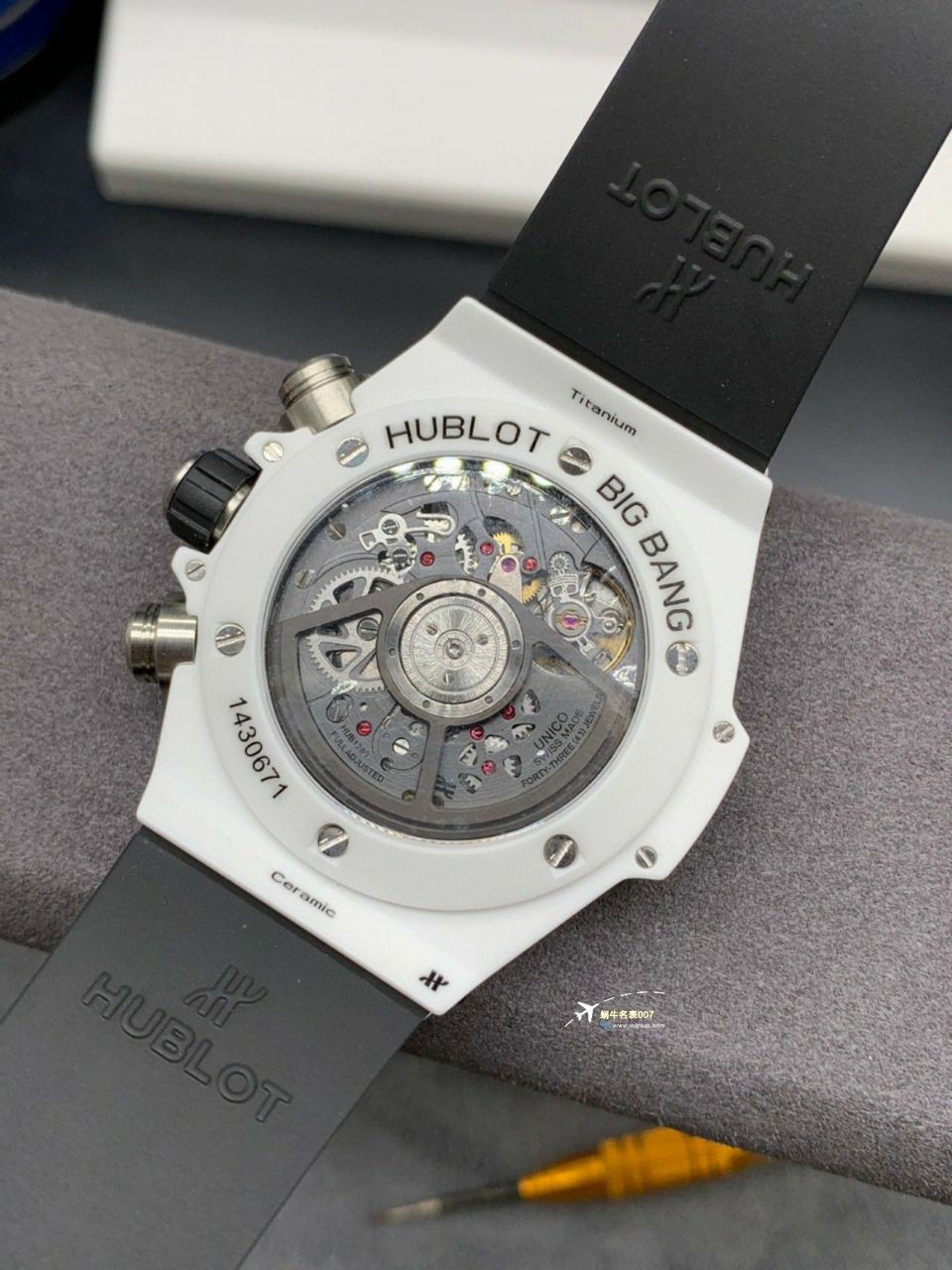  Video analysis ZF top  Replica Copy 彩色 Composite  hublot BIG BANG系列441.HX.1170.RX，441.CY.471Y.RX wrist watches  / YB121
