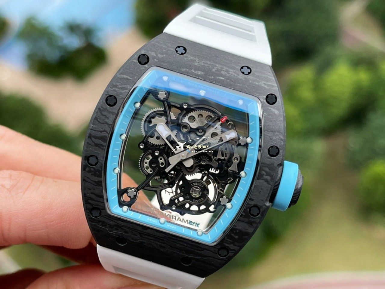 BBR Factory  Perfect  Replica Copy  RICHARD MILLE RM055一体 Movement  Watches /六点位飞轮可转 / BBRRMO55