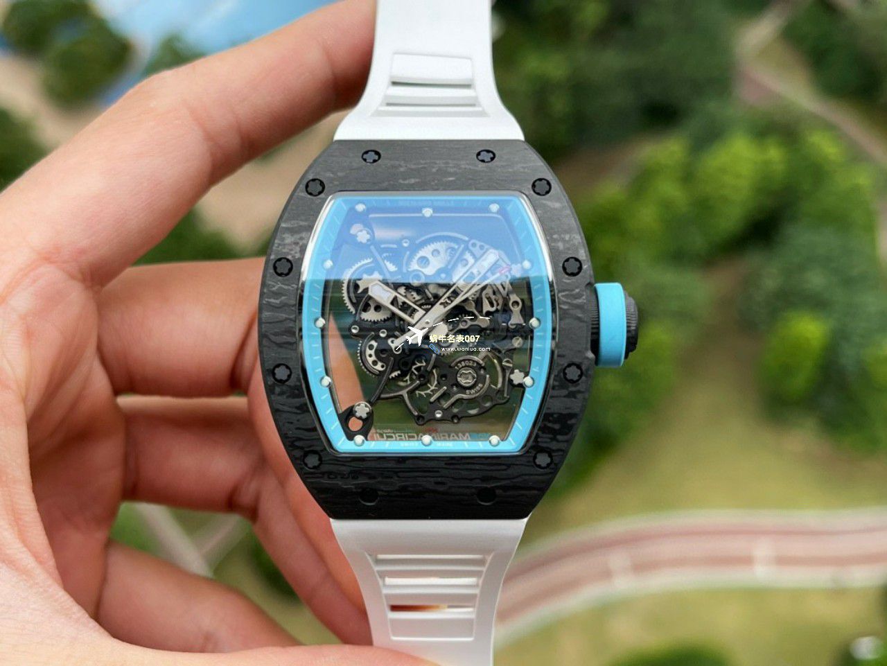 BBR Factory  Perfect  Replica Copy  RICHARD MILLE RM055一体 Movement  Watches /六点位飞轮可转 / BBRRMO55