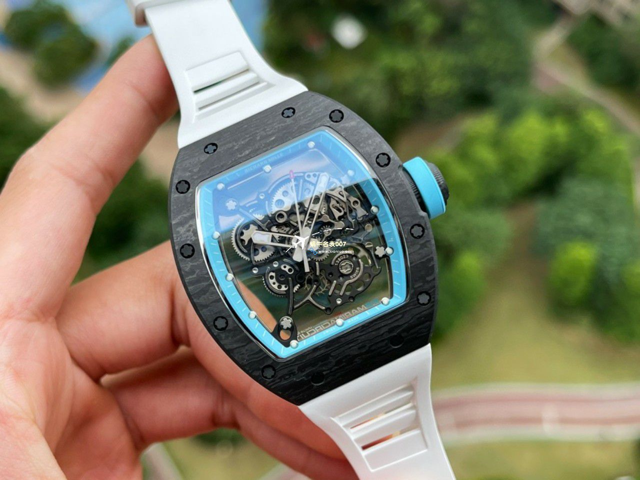 BBR Factory  Perfect  Replica Copy  RICHARD MILLE RM055一体 Movement  Watches /六点位飞轮可转 / BBRRMO55